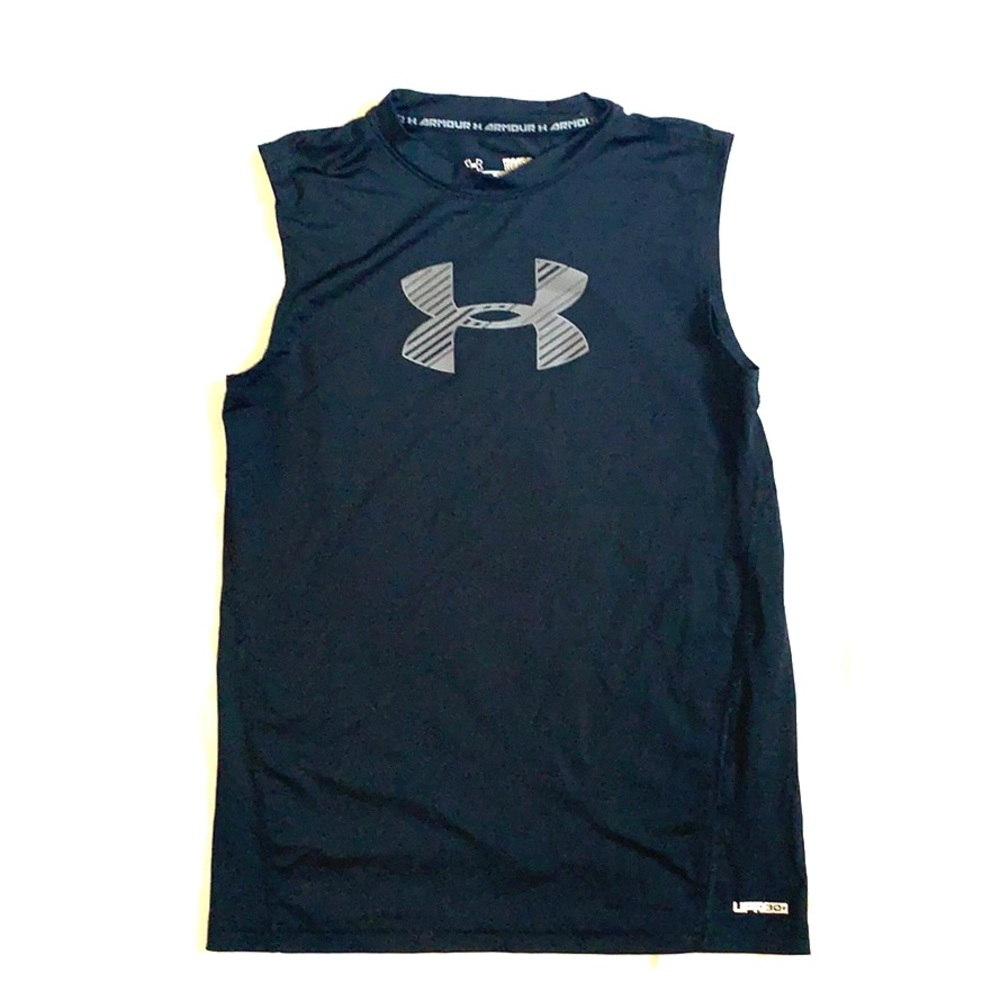 Boys Under Armour sleeveless T